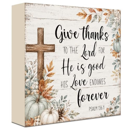 Fall Decorations for Home Wood Sign Fall Decor Shelf Decor