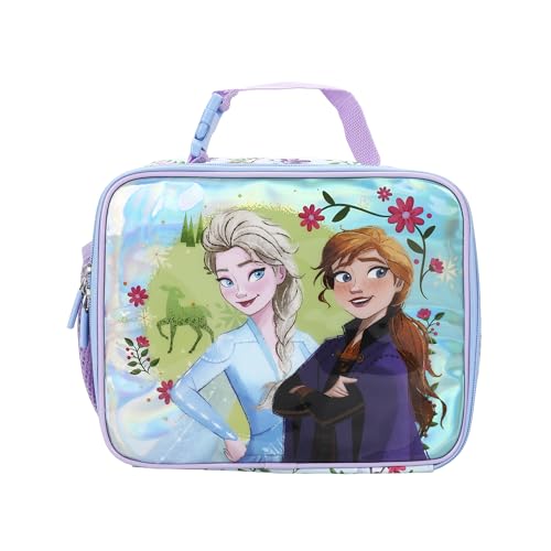 Disney Frozen Elsa and Anna Insulated Character Lunchbox (Frozen Elsa and Anna Blue)