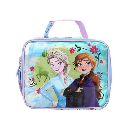 Disney Frozen Elsa and Anna Insulated Character Lunchbox (Frozen Elsa and Anna Blue)