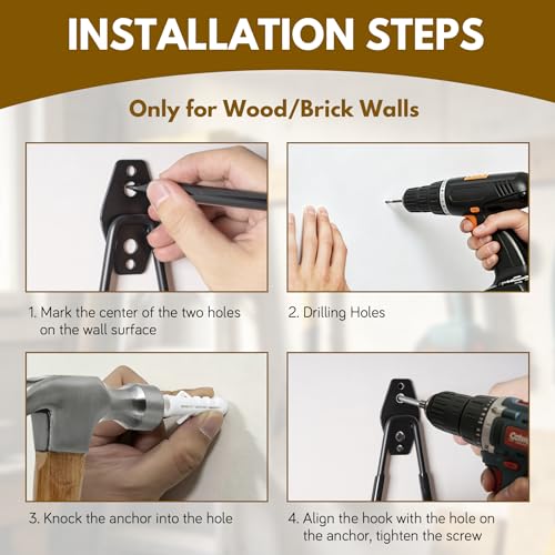 12 Pack Heavy Duty Garage Hooks