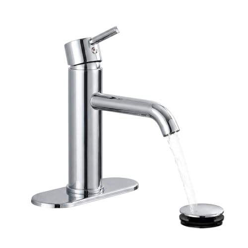 Bathroom Faucet (Polished Chrome)