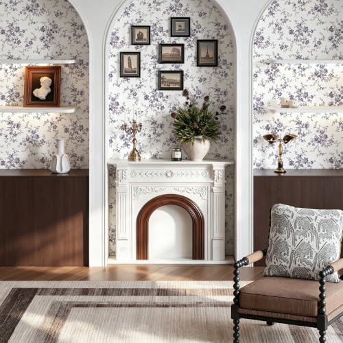 Floral Peel and Stick Wallpaper Vintage Floral Contact Paper