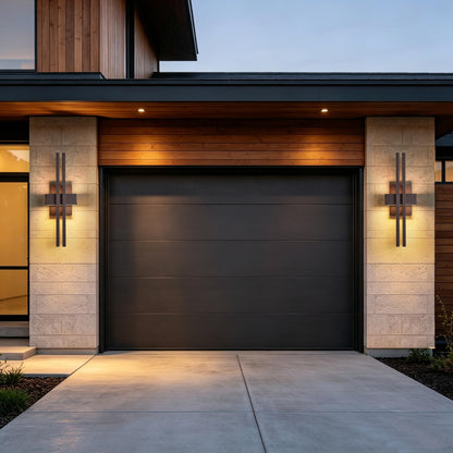 23" Large Modern Minimalist Outdoor Wall Lights 2 (2Pack Large 23"H Textured Bronze)