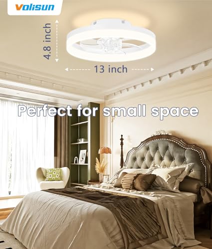 Low Profile Ceiling Fans with Lights and Remote