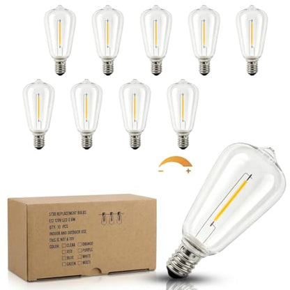 ST38 LED Replacement String Light Bulbs