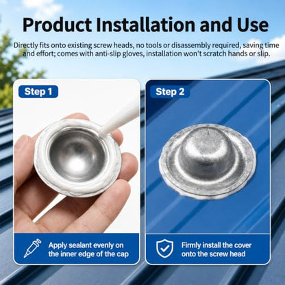 Metal Roof Screw Caps