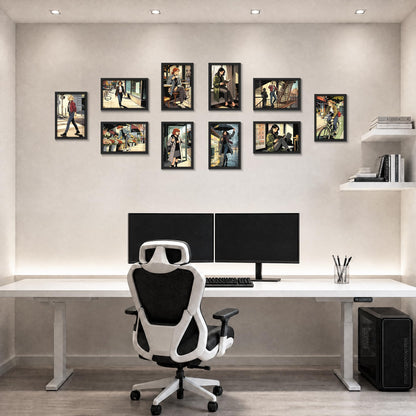 Comic Book Frame 10 Pack (Black / 6.75x10.25)