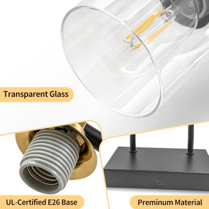 3 Light Modern Bathroom Vanity Light (3-light / Black-Gold)