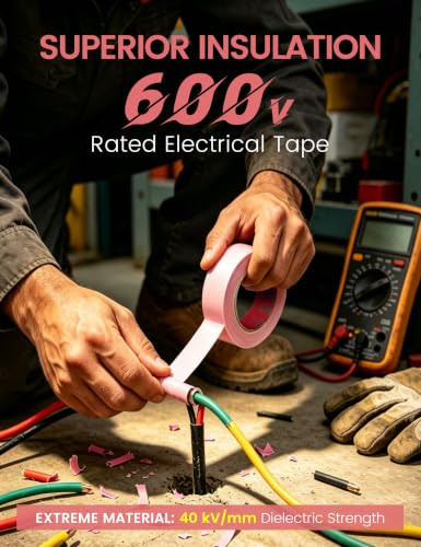 Pink PVC Electrical Tape 3