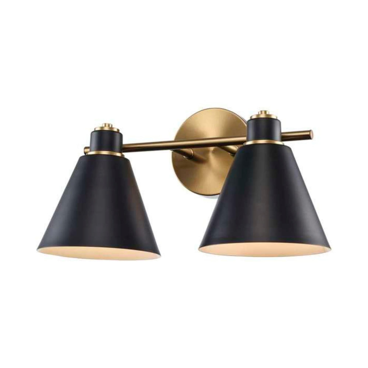 Asher Hamilton AHV (Antique Gold/Black / 2 Light)