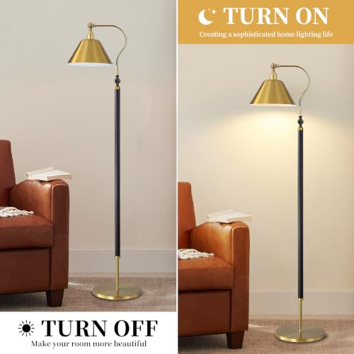 Black Solid Wood lamp Post Floor lamp