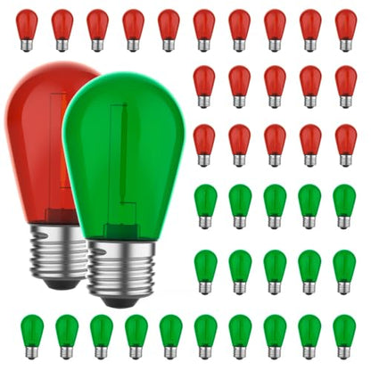 Shatterproof S14 LED Outdoor String Light Bulbs for Patio Light