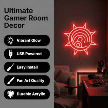 Wasteland Cleaner Symbol Neon Sign (J-RED)
