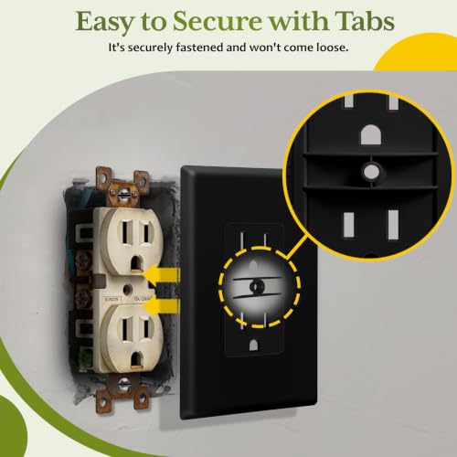 Mid Size Decorative Duplex Outlet Covers Wall Plate