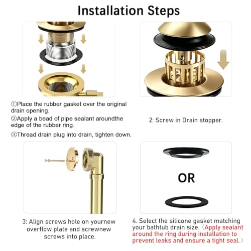 Tip Toe Bathtub Drain