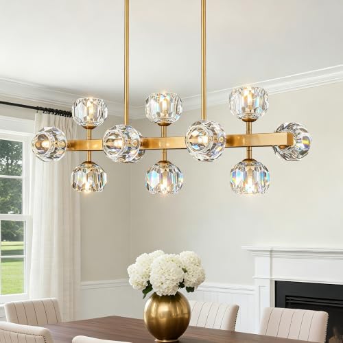 Glass Globe Sputnik Chandelier