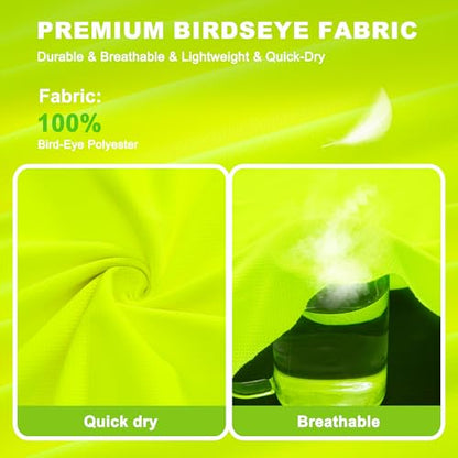 Hi Vis Long Sleeve Safety Shirts