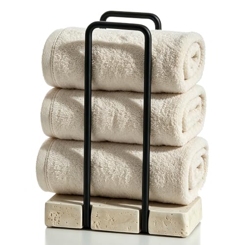 Travertine Texture Hand Towels Holder