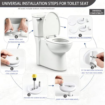 Toilet Seat with Built