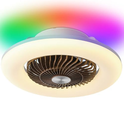 Bladeless Low Profile Ceiling Fan RGB