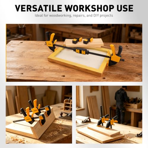 6" Mini Bar Clamps for Woodworking