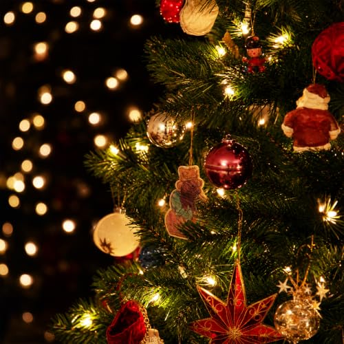 100 LED Slow Twinkle Warm White Christmas String Lights