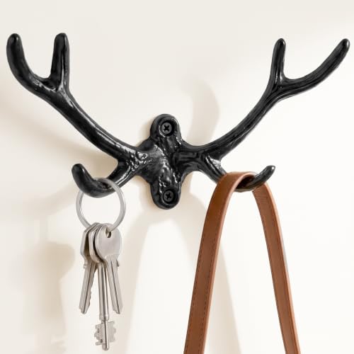 Cast Iron Antler Hook