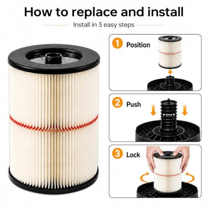 2 Pack Replacement Filter for Craftsman
