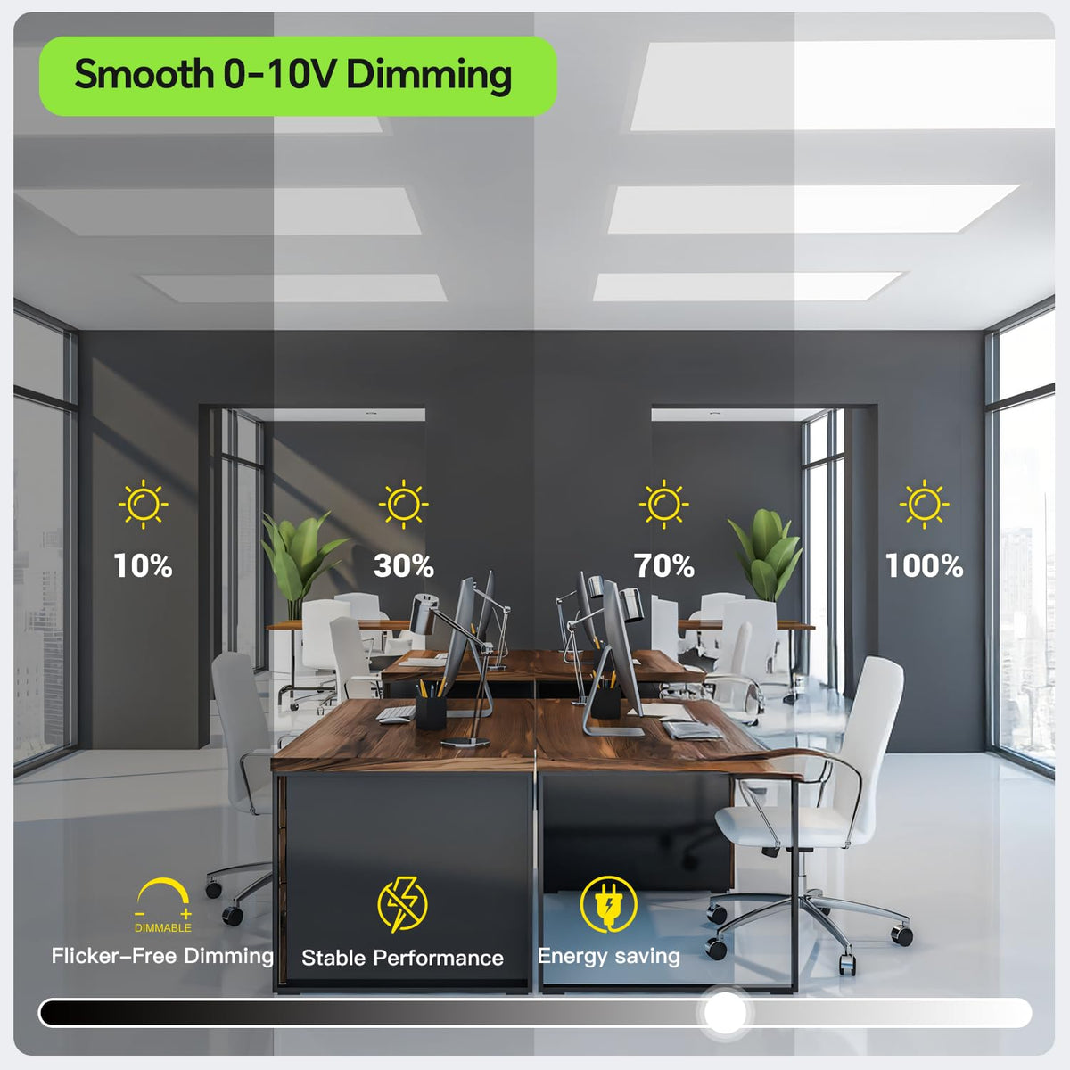 6 Pack 2x4 LED Flat Panel Light 50 (2x4FT 6Pack / 2x4FT 6PACK)