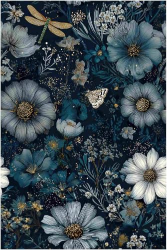 Dark Floral Peel and Stick Wallpaper