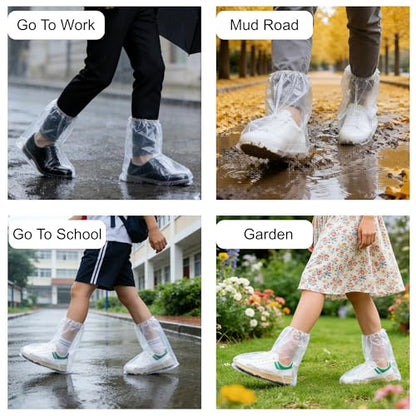 10 Pairs Disposable Waterproof Shoe Covers