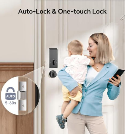 WiFi Fingerprint Smart Door Lock with Knob Set