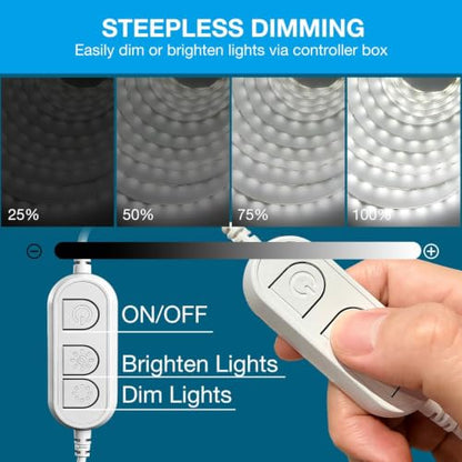 Smart WiFi White LED Lights