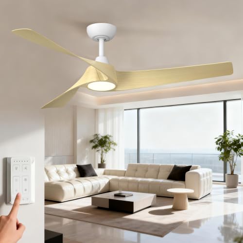 52 inch 3 Blades Ceiling Fan with Remote Control DC Motor
