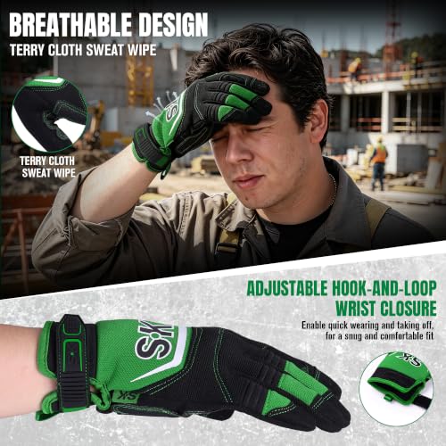 Unisex Mechanical Touchscreen Work Gloves