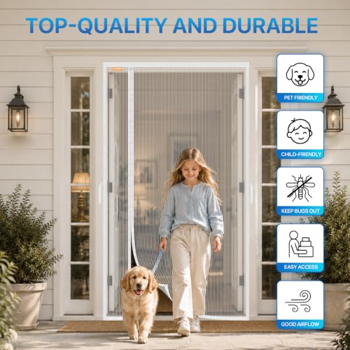 Heavy Duty Door Screen Magnetic Closure