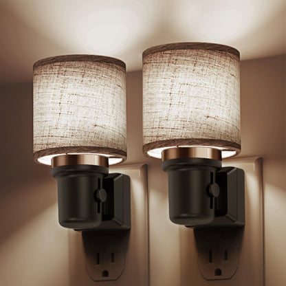 Night Lights Plug into Wall (Cylinder-5000K / 2 Pack)