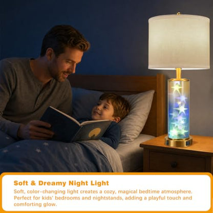 Modern Bedside Table Lamps with Color