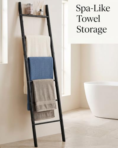 6 Tier Blanket Ladder with Shelf