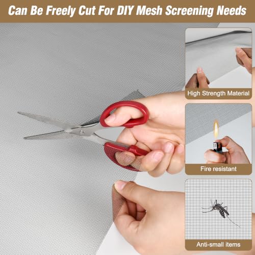 304 Stainless Steel Window Screen (39"x100" / Ultra HD)