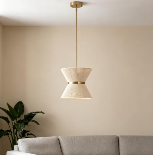 12.2” Rattan Pendant Light for Dining Room