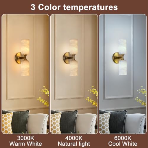 Natural Stone Alabaster Wall Sconces
