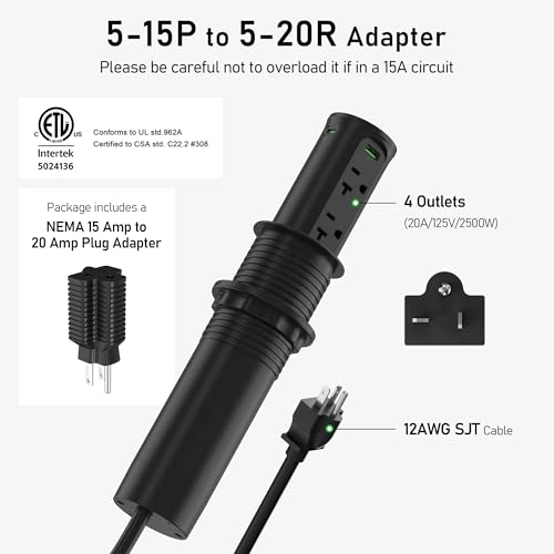 20Amp Pop Up Outlet for Countertop