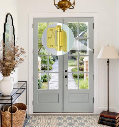 Self Closing Door Hinges Gold