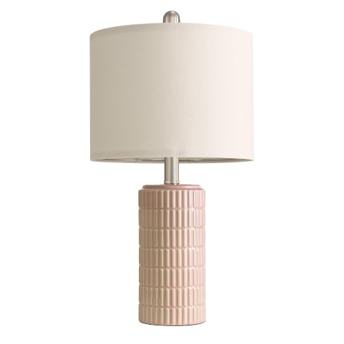 21'' Modern Ceramic Table Lamp with Gift Box for Bedroom