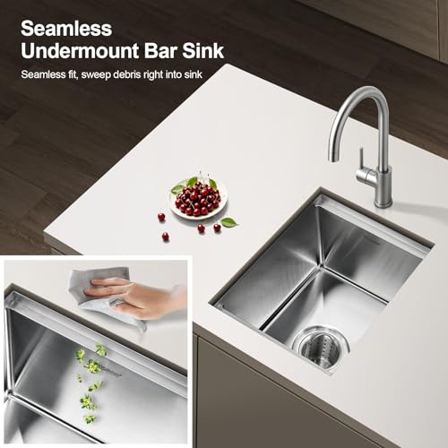 Undermount Bar Sink Workstation with Cutting Board