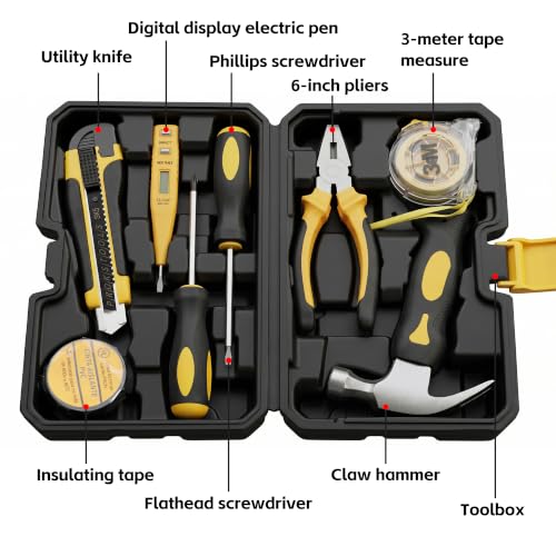 Basic Home Tool Set Household Tool kit for General Repair