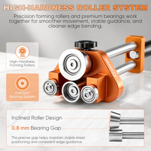 One Station Sheet Metal Bender (Small Orange)