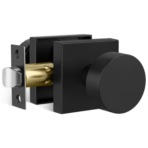 Door Knob Interior Privacy Quick Release Heavy Duty Zinc Alloy