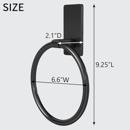Towel Ring Hand Towel Holder for Bathroom Wall Mounted